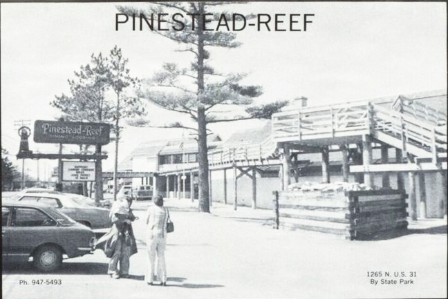 Pinestead Reef Resort (Reef Motel) - 1977 Highschool Yearbook Ad